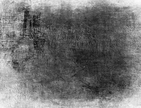 Black-White Grunge Dark Pattern. Wide-Screen Background. Black-White Grung... 写真素材