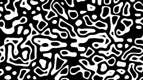 Black white loop abstract shape seamless 動画素材 275795526