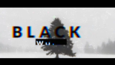 Black White Opener After Effects素材