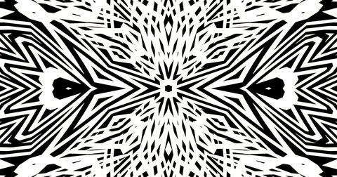 Black White Pattern Background Symmetric Pixels Modern Abstract 스톡 일러스트