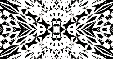 Black White Pattern Background Symmetric Pixels Modern Abstract 스톡 일러스트
