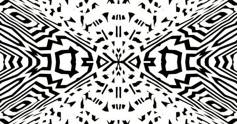 Black White Pattern Background Symmetric Pixels Modern Abstract 스톡 일러스트