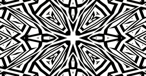 Black White Pattern Background Symmetric Pixels Modern Abstract 스톡 일러스트