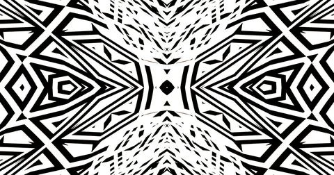 Black White Pattern Background Symmetric Pixels Modern Abstract 스톡 일러스트