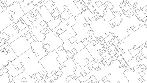 Black White Pattern With Morphing Lines Видео 319218954