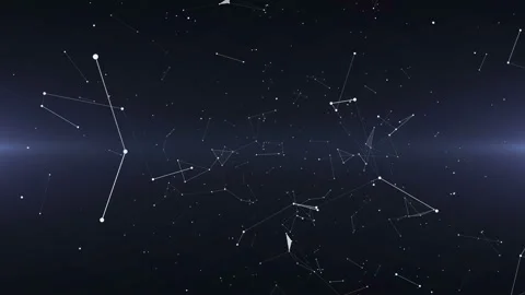 Black white plexus with dots, lines, triangles. Background information for Stock Footage 112867074