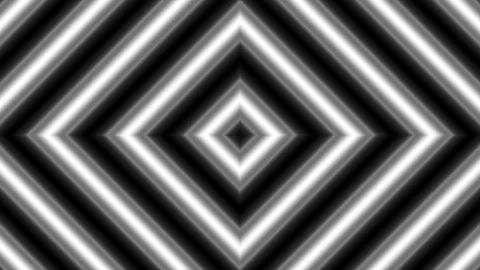 Black &amp; White Radiating Diamond Geometric Motion Background Stock Footage 333325454