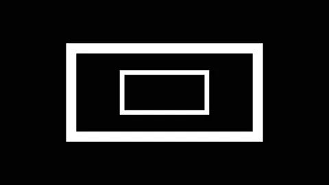 Black &amp; White Rectangle Zoom motion graphics Stock Footage 157867579