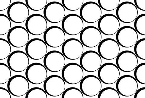 Black on white seamless pattern. Abstract background Stock Illustration
