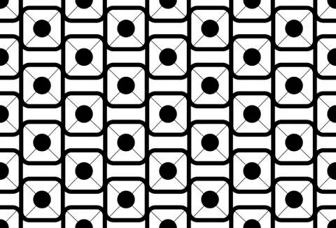Black on white seamless pattern. Abstract background イラスト素材
