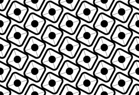 Black on white seamless pattern. Abstract background イラスト素材