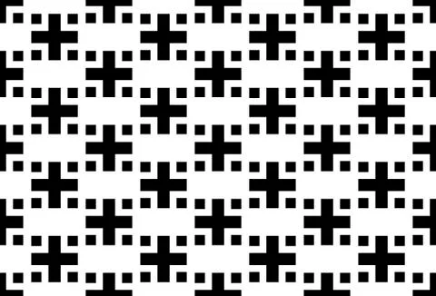 Black on white seamless pattern. Abstract background 스톡 일러스트