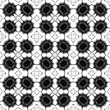 Black - white seamless pattern Illustrazione stock