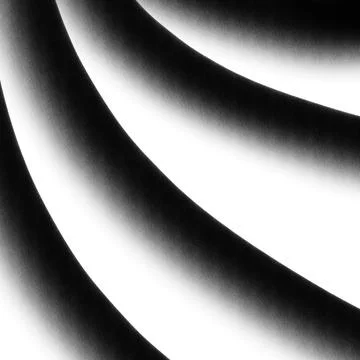 Black White Smooth Curved Stripe Background Stock Illustration