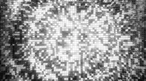 Black-White square blocks background waves animation. Seamless loop. 库存影片 68762099