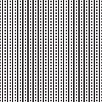 Black white stripes seamless pattern. Vector illustration. Stock Illustration