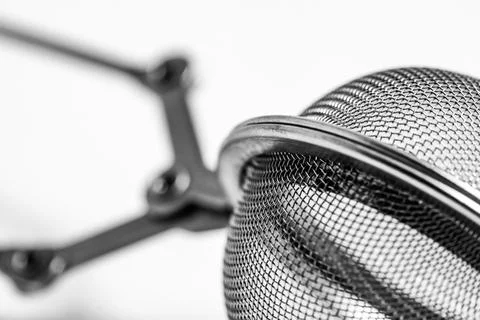 Black &amp; White Tea Infuser Object Photo Stock Photos