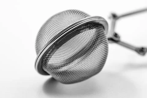 Black &amp; White Tea Infuser Object Photo Stock Photos