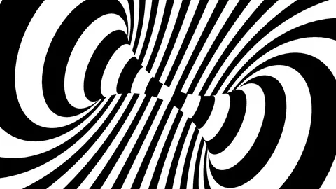 Black White Torus 库存影片 103801575