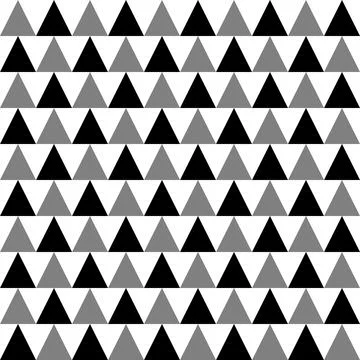 Black white triangle stripes fabric pattern            Stock Illustration