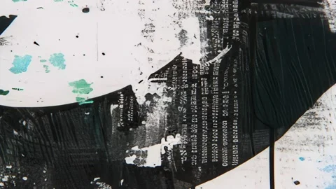 Black White Typography Collage Grunge Overlay Seamless Loop Stockbeeldmateriaal 328383349