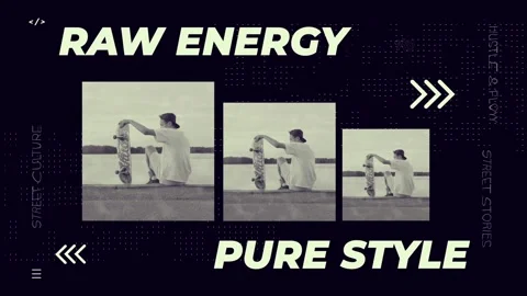 Black &amp; White Urban Opener Stock After Effects