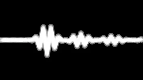 Black &amp; white wave Stock Footage 28919764