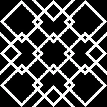 Black white zig zag geometric pattern Stock Illustration