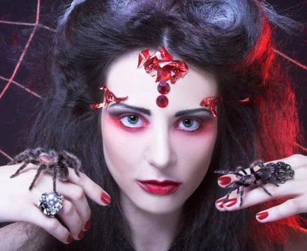 Black widow Foto stock