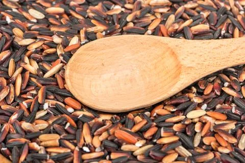 Black wild rice Stock Photos