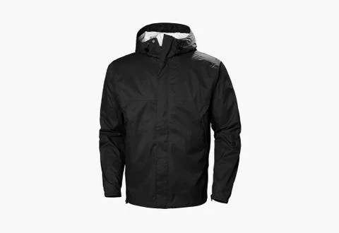 Black winter jacket Stock Photos