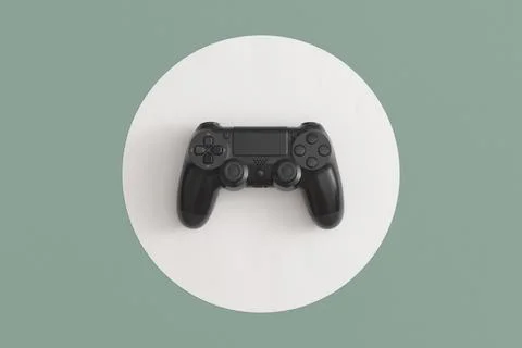 Black wireless controller Stock Photos