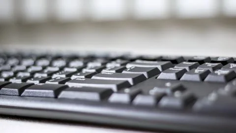 Black Wireless Keyboard 库存照片