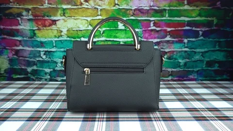 Black womans bag five Stock Footage 101952349