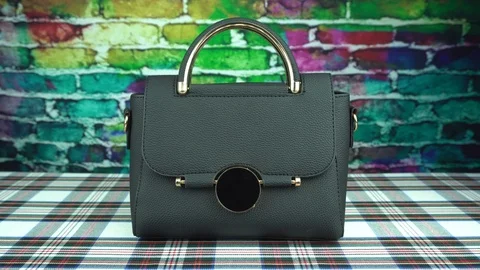 Black womans bag Stock Footage 101959693