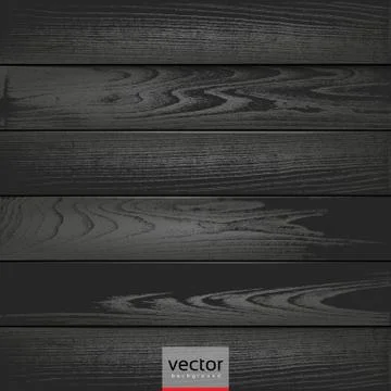 Black wood texture background Stock Illustration