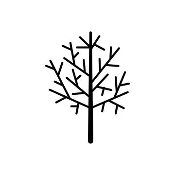Black wood on a white background. Vector illustration 스톡 일러스트