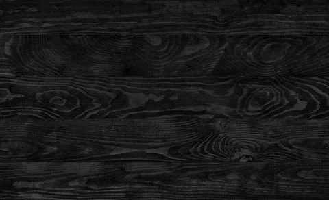 Black wooden background with expressive pattern Stock Photos
