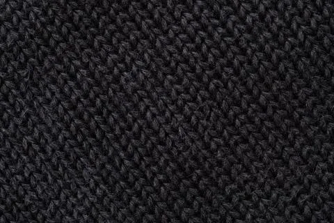 Black Wool Texture Stock Photos
