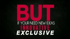 Black Words Typo Stock After Effects