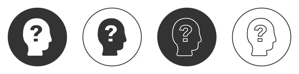 Black Worker icon isolated on white background. Business avatar symbol user Illustrazione stock
