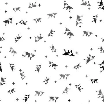 Black World map icon isolated seamless pattern on white background. Vector Stock Illustration