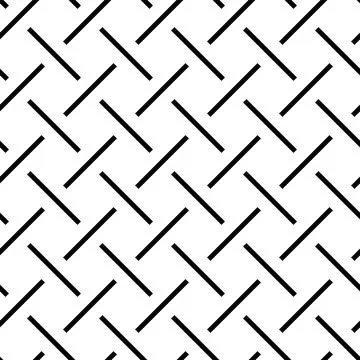 Black woven textile seamless pattern Stock Illustration