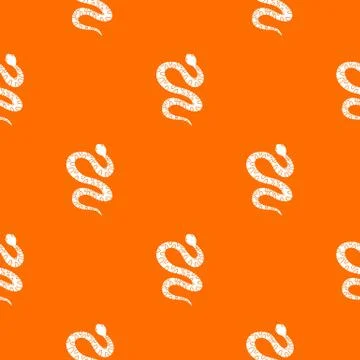 Black writhing snake pattern seamless Illustrazione stock