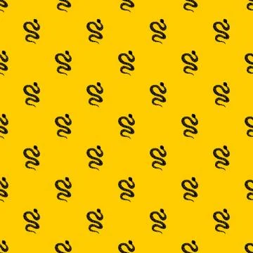 Black writhing snake pattern vector 스톡 일러스트