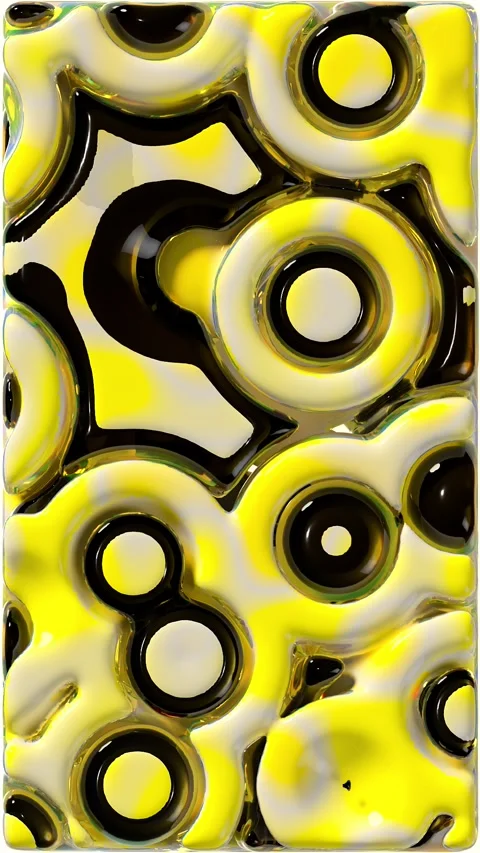 Black Yellow Abstract Vertical 4 Stock Footage 281162433
