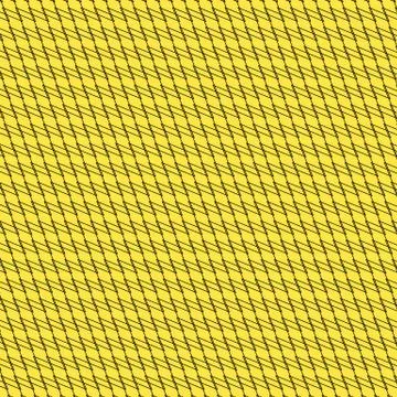 Black / yellow background with interlacing lines, abstract pattern Stock Illustration