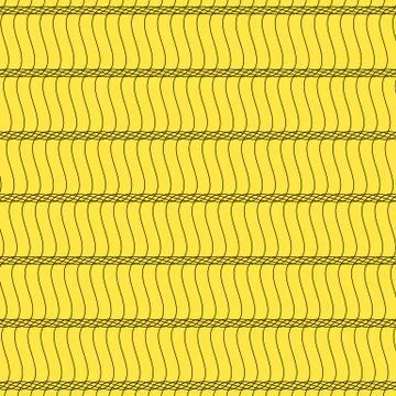 Black / yellow background with interlacing lines, abstract pattern Stockillustratie