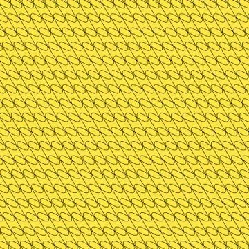 Black / yellow background with interlacing lines, abstract pattern Stockillustratie