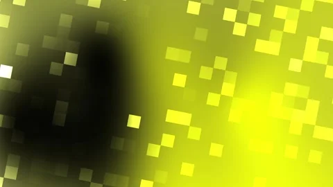 Black yellow gradient with cubes overlay Stock Footage 304232670